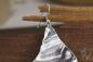 Preview: Große Ohrhänger Silber 925/-, geknittert